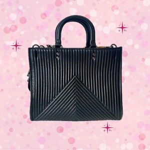 🖤🔥 1941 Coach Rogue w/ Quilting And Rivets - Black 🖤🔥